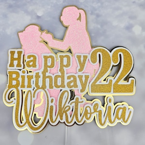 Dentist Cake Topper, Tortendeko für Zahnarzt, Doctor Cake Topper, Goldene Tortendekoratio,n Goldener Aufsatz, Zahnartz Cake