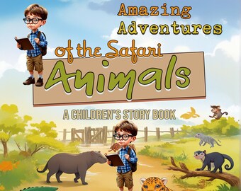 SOLO 1 RIMANENTE Disponibile! Incredibili avventure degli animali del safari, libro di fiabe per bambini, e-book digitale