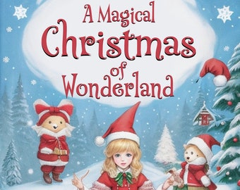 ONLY 1 LEFT In Stock! A Magical Christmas of Wonderland, A Children's Story Book, Features 66 Pages