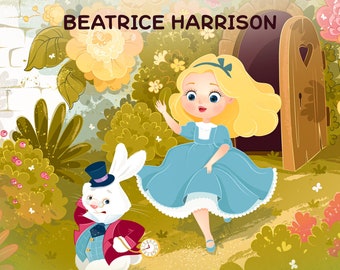 ONLY 1 LEFT In Stock! A Young Girl's Adventure of Wonderland, A Children's Story Book, Digital E-book, Features 54 Pages