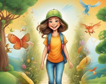 SOLO 1 RIMANENTE Disponibile! Avventure della foresta magica del paese delle meraviglie, una storia per bambini, e-book digitale