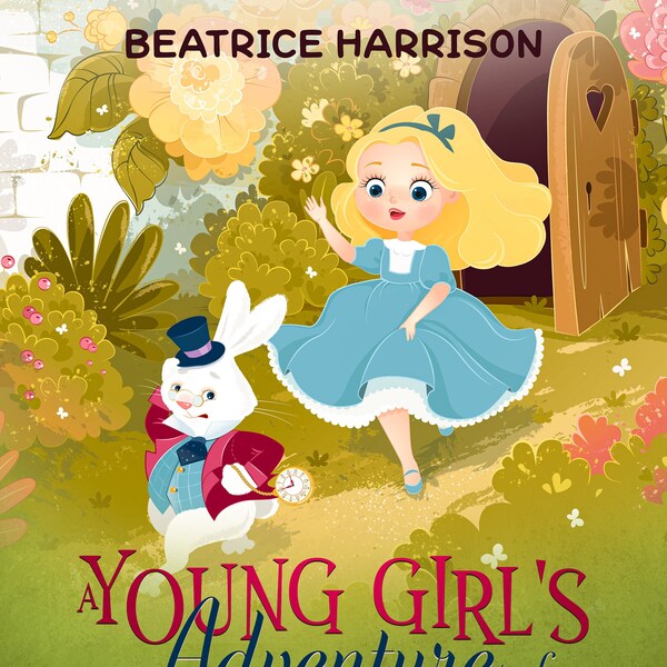 ONLY 1 LEFT In Stock! A Young Girl's Adventure of Wonderland, A Children's Story Book, Digital E-book, Features 54 Pages