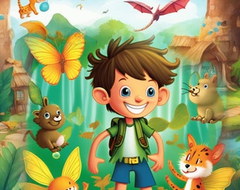 ONLY 1 LEFT In Stock! Wonderful Adventures of the Forest Animals, A Children's Story Book, Digital E-book