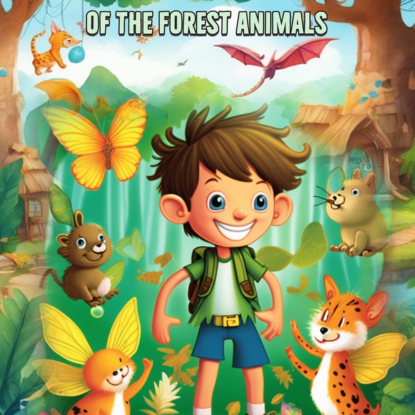 ONLY 1 LEFT In Stock! Wonderful Adventures of the Forest Animals, A Children's Story Book, Digital E-book