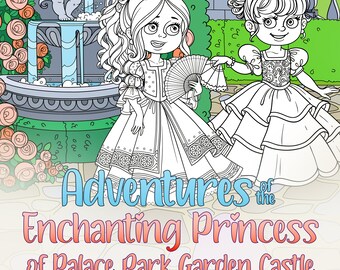 ONLY 1 LEFT In Stock! Adventures of the Enchanting Princess of Palace Park Garden Castle, A Children's Story Book, Digital E-book