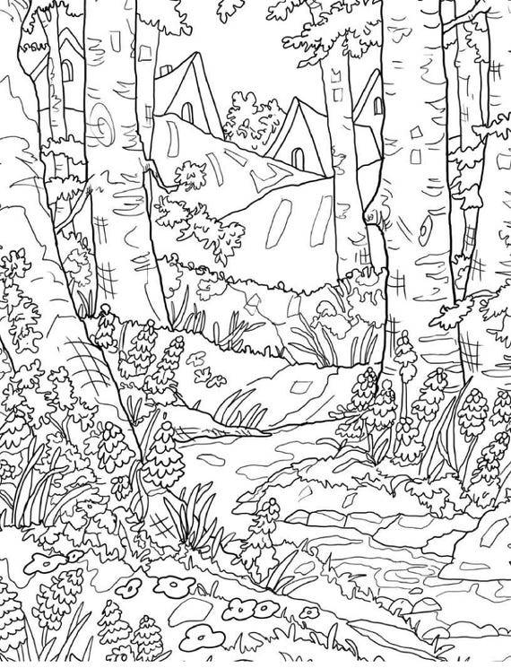 Enchanted Forest Coloring Pages Printable [2025]