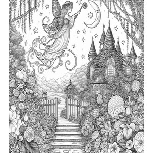 ONLY 1 LEFT in Stock! Magical Garden Coloring Book for Adults, Features ...