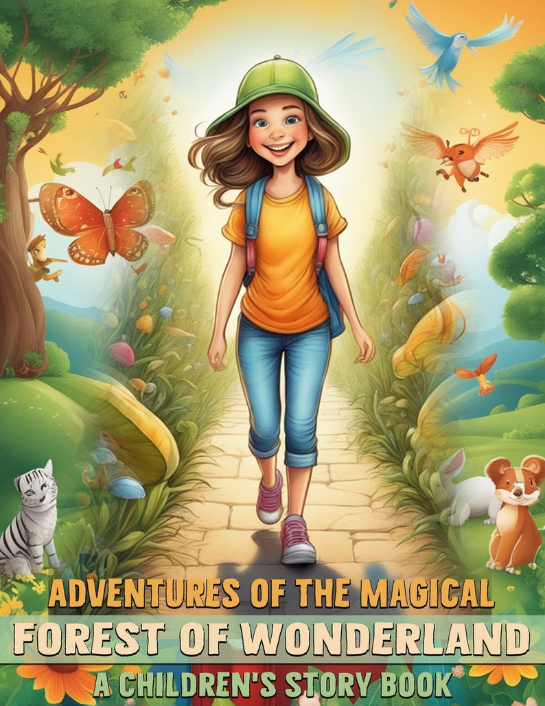 ONLY 1 LEFT In Stock Adventures of the Magical Forest of Wonderland, A Children's Story, Digital E-book image 1