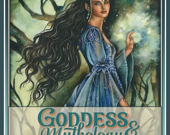ONLY 1 LEFT In Stock! Goddess and Mythology Coloring Book for Adults, Features 25 Coloring Pages, Printable PDF Coloring Pages