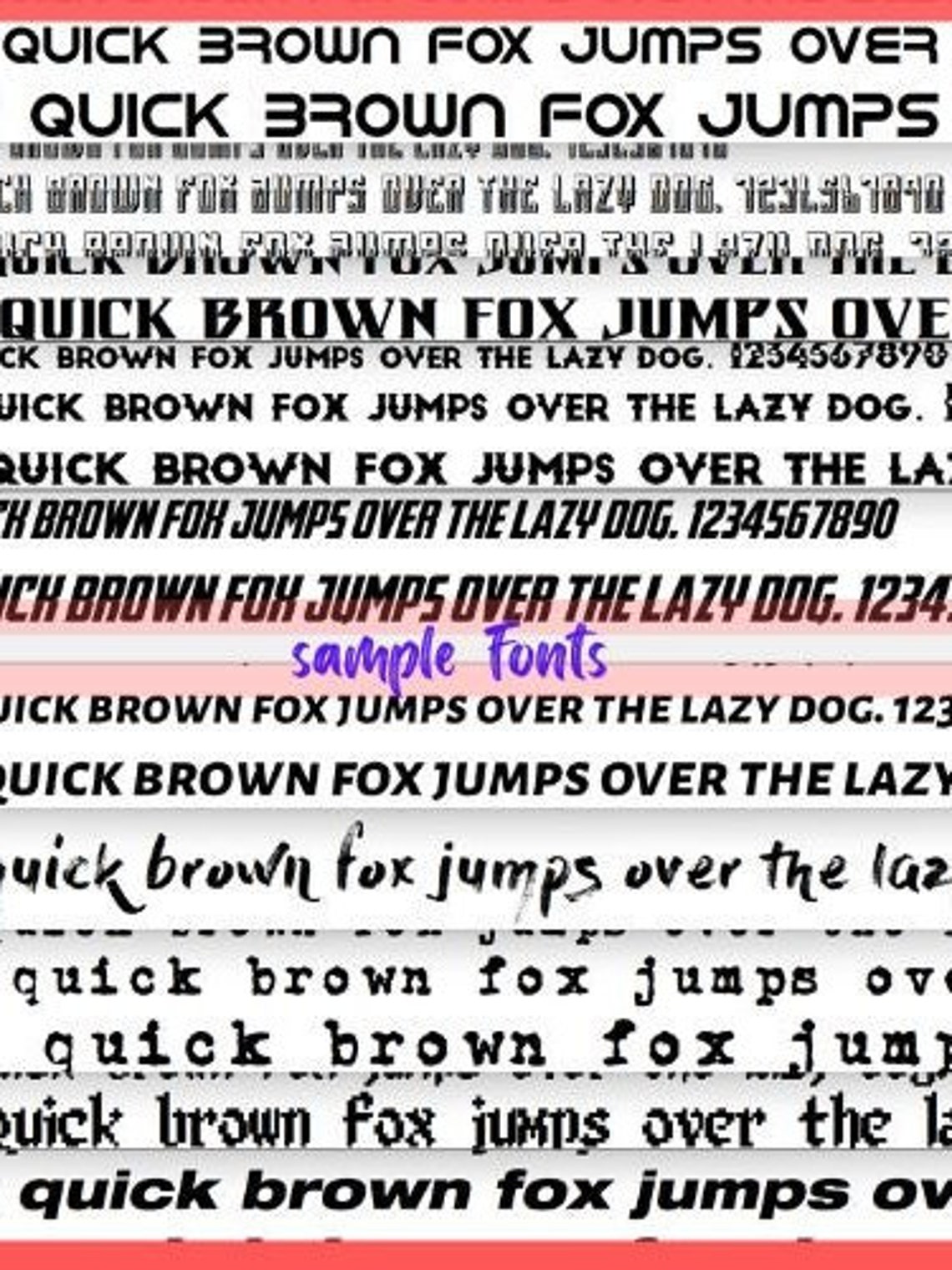 BIGGEST FONTS BUNDLE 800 Designer Fonts Different Style Etsy