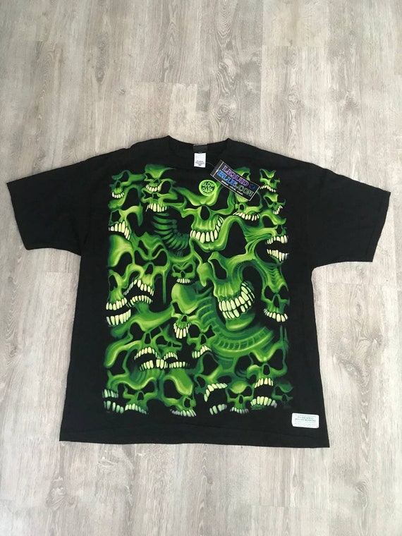 90's LIQUID BLUE メデューサ スカル ヴィンテージ Tシャツ リキッド