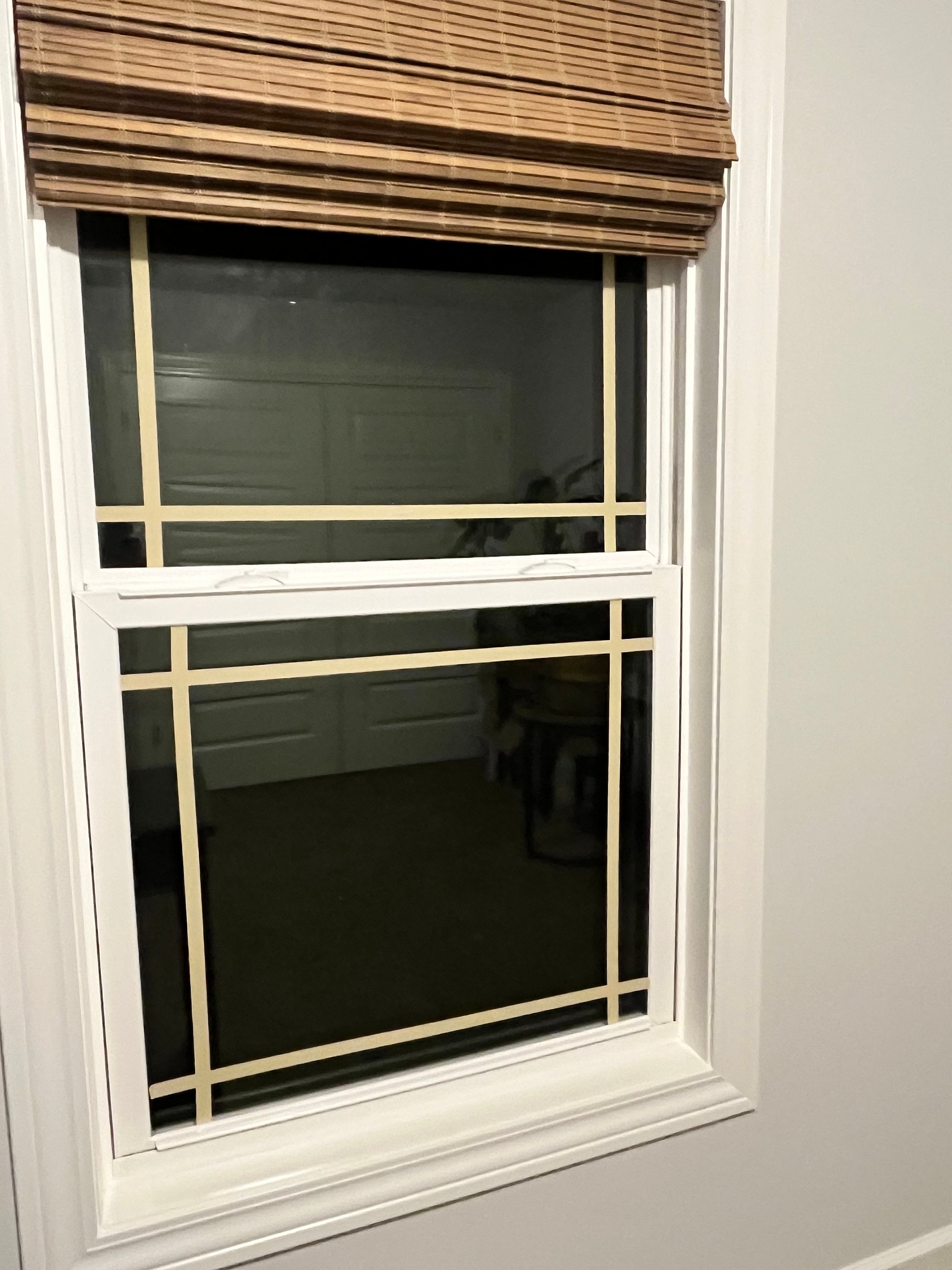 Beige WINDOW VINYL Mullions(tan/beige) **please Read All of Description ...