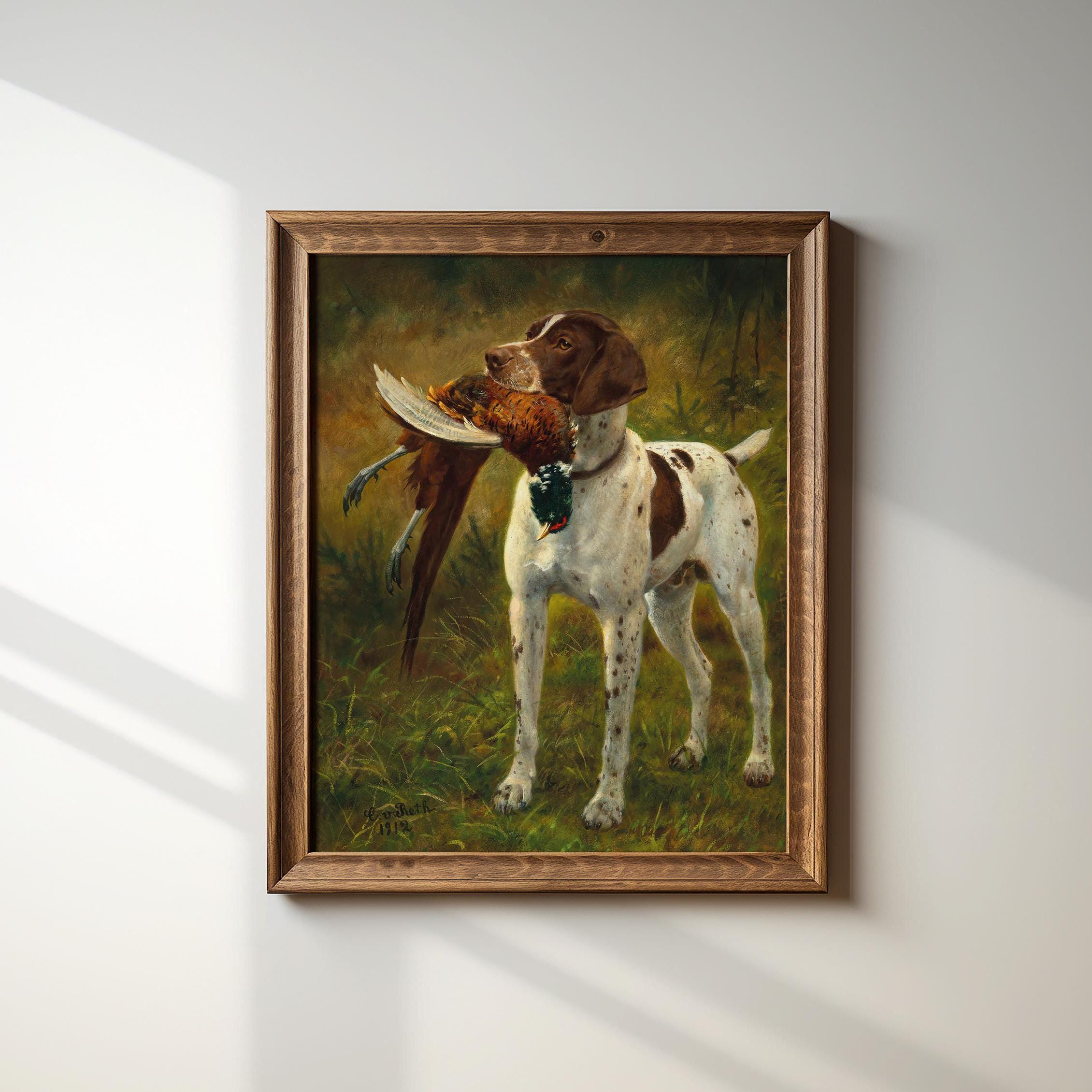 Traditional Wall Art | Vintage Dog Painting | Ralph Lauren