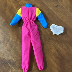 Vintage Mattel Barbie Doll Ski Jumpsuit and pair of Barbie Underwear