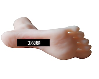 Foot Masturbator - Foot Fetish Toy with Silicone Vagina - Realistic Feet