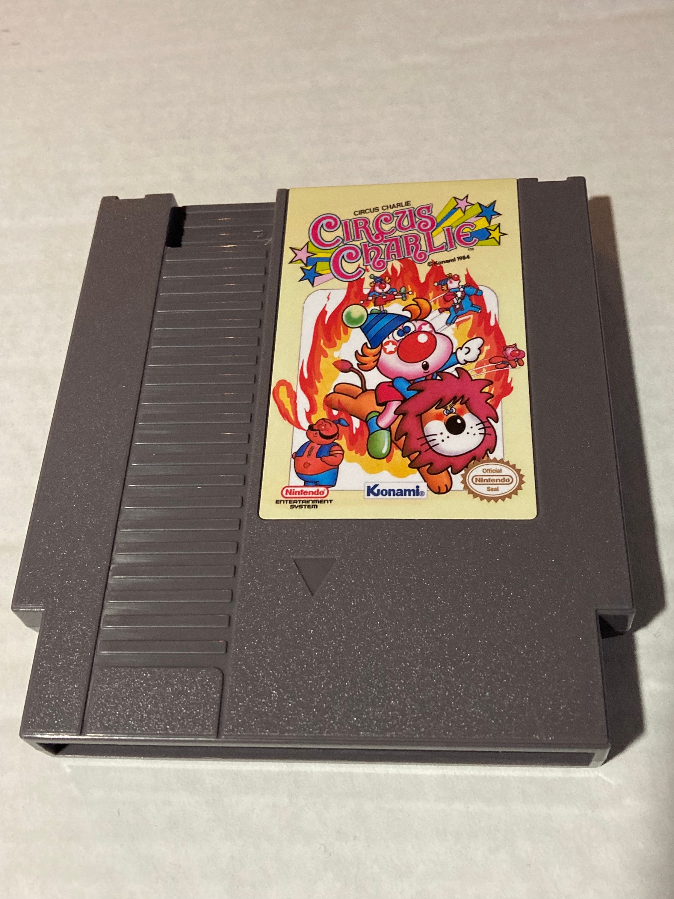 Circus Charlie NES Game Cartridge Homebrew