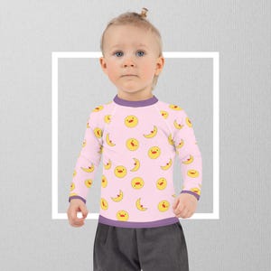 Loonette-clownshirt voor kinderen - getailleerd ontwerp met iconische print - nostalgische tv-showgarderobe - perfect jaren 90-kostuum