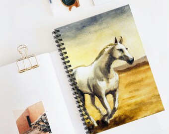 Horse Watercolor Notebook