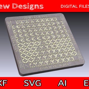Custom Sequence Game Board Design (CNC/Laser/Digital file only)