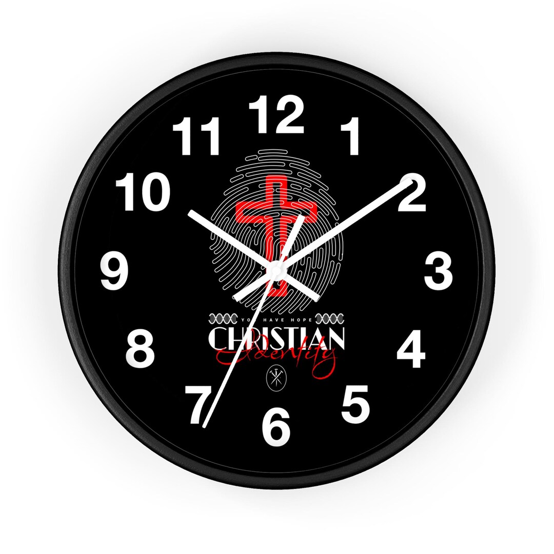 Christian Cross Wall Clock – Modern Home Decor, Religious Gift - Etsy