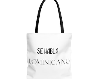Se habla dominicano Bolsa de tela