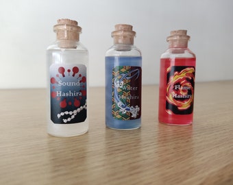 Hashira Essence. Color-changing inspired Item. Sound, Water and Flame. Pack 2.