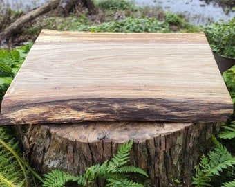 Custom Oak Chopping Board, Live Edge Charcuterie Board, Handmade Wooden Platter, Kitchen Gift Idea