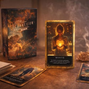 Oracle Soul Connexion (3/3), Trilogie Connexion, 44 Cartes de Guidance Spirituelle, Jeu Guidance Intuitif, Oracle Français Débutant