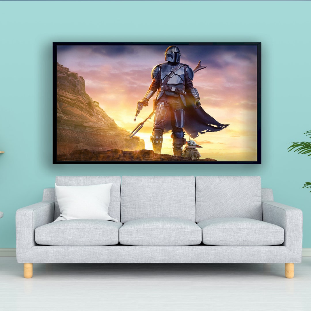 Starwars Wall Art, Starwars Poster, Starwars Canvas Print, Home Wall ...