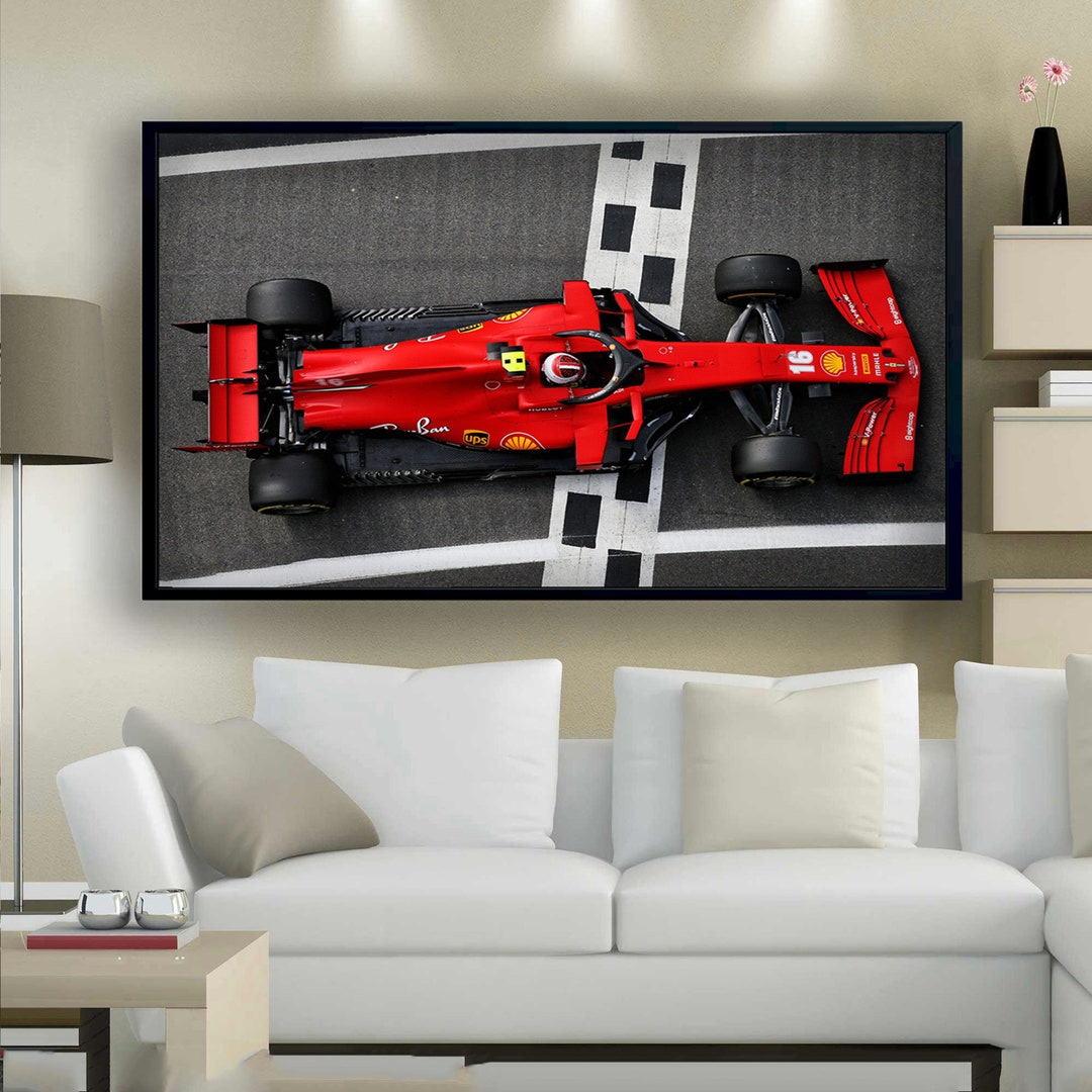 F1 Poster, F1 Canvas, Ferrari F1 Wall Art, Ferrari F1 Canvas, Ferrari
