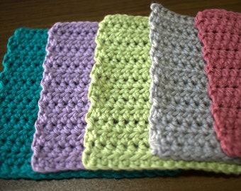 Cotton Scrubbies Multi Pack/ Washcloths