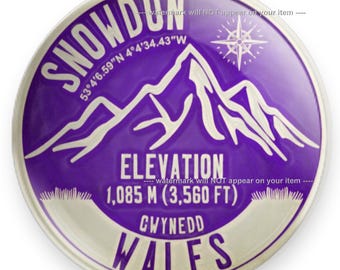 Snowdon Wales - Round Steel Fridge Magnet #M2935