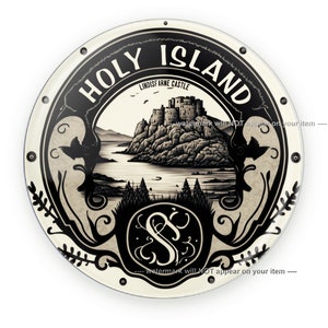 Holy Island Lindisfarne Castle Dekorativer Kühlschrankmagnet #M2744