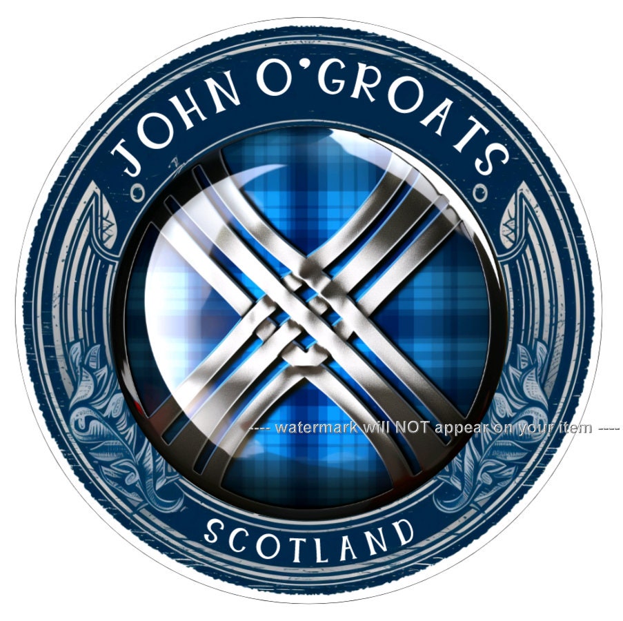 Printed 8cm John O Groats to Lands End Badge