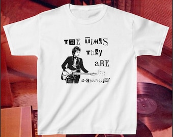 Bob Dylan - Die Zeiten ändern sich Baby-T-Shirt | Shirt aus 100% Baumwolle | Vintage Musik-Ikonen-t-Shirt | nachhaltig hergestellt