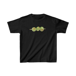 Martini Oliven Baby T-Shirt | Shirt aus 100% Baumwolle | coquette y2k Grafik-T-Shirt | nachhaltig hergestellt Black