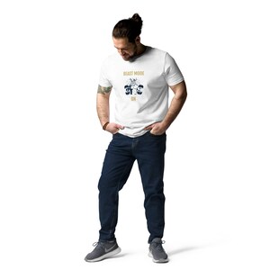 Unisex organic beast mode cotton t-shirt