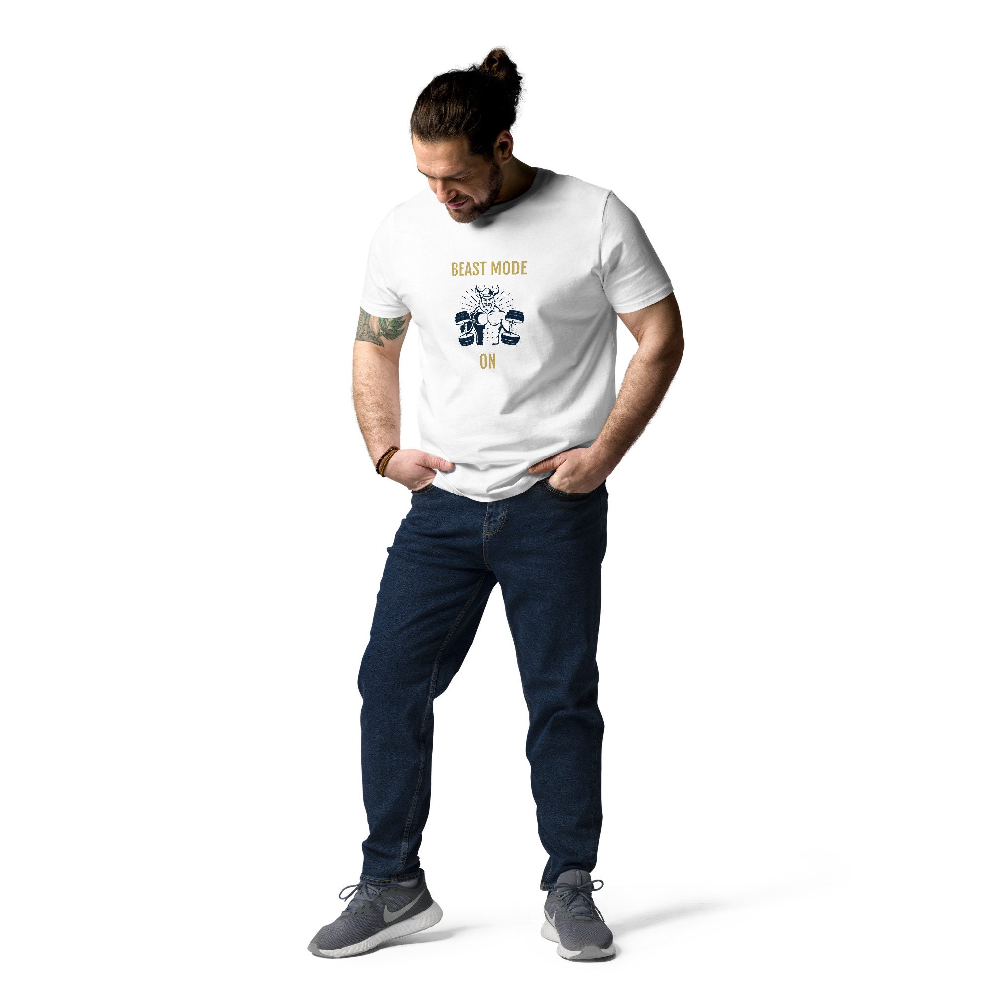 Unisex organic beast mode cotton t-shirt