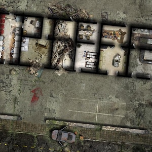 Post-apocalyptic Modern City Streets RPG Battle Maps, Zombie Invasion ...
