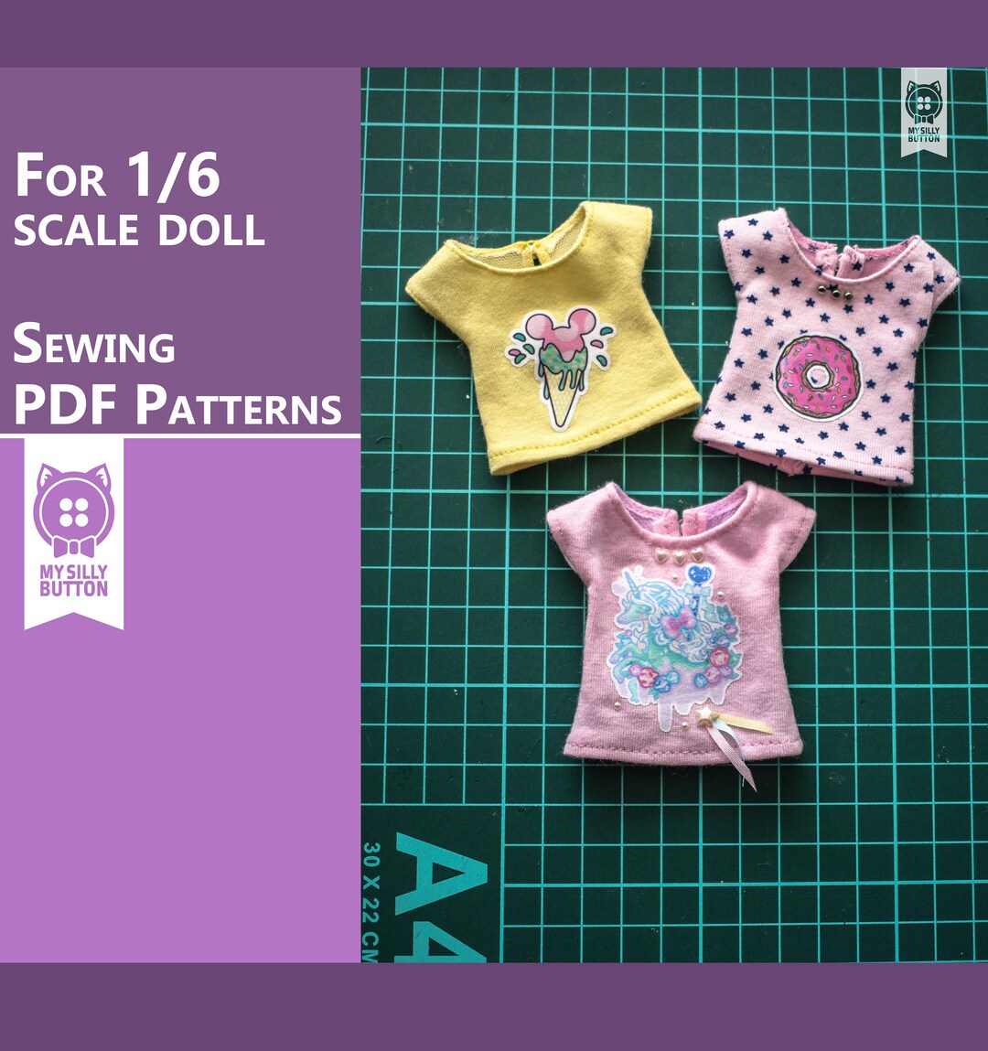 Pullip Pattern Sewing PDF Patterns