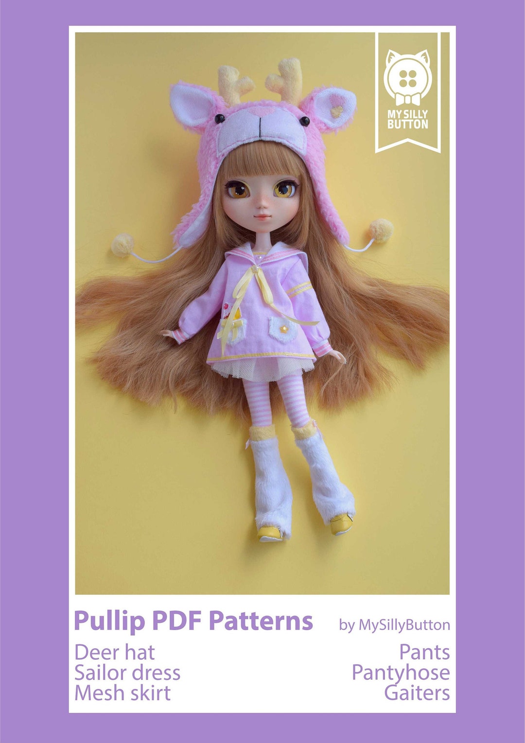 Pullip Pattern Sewing PDF Patterns