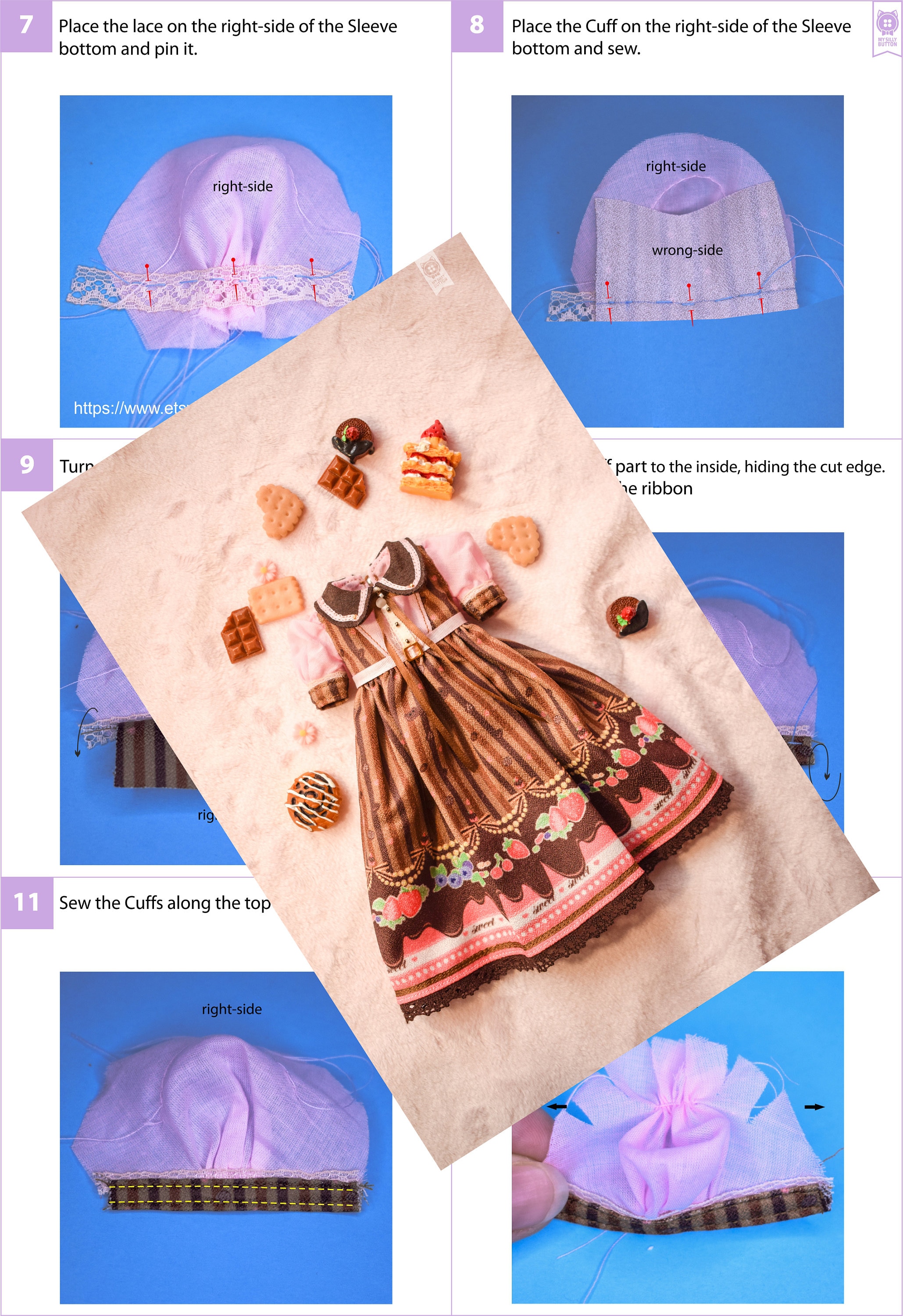 Pullip Pattern Sewing PDF Patterns