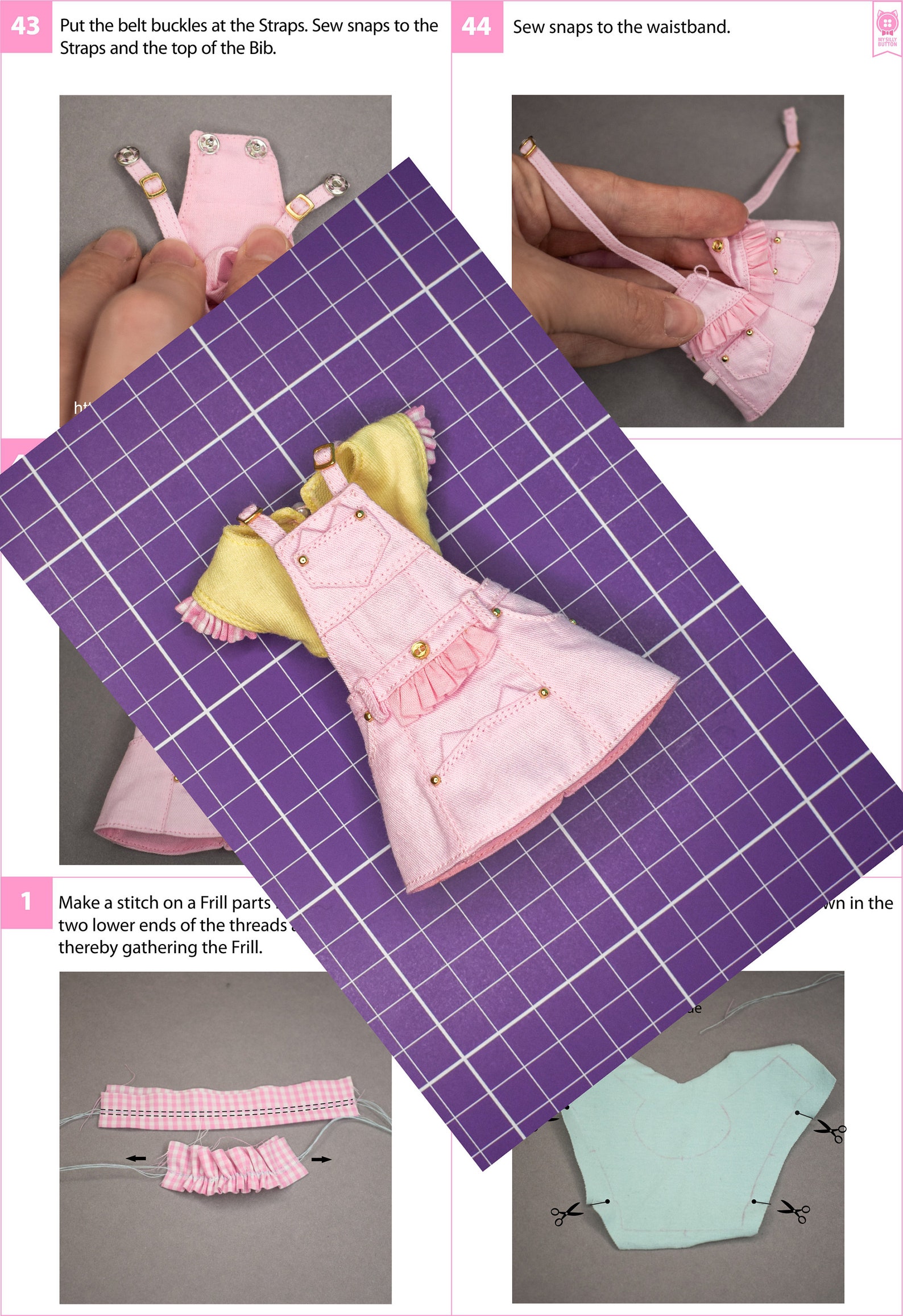 Pullip Pattern Sewing PDF Patterns