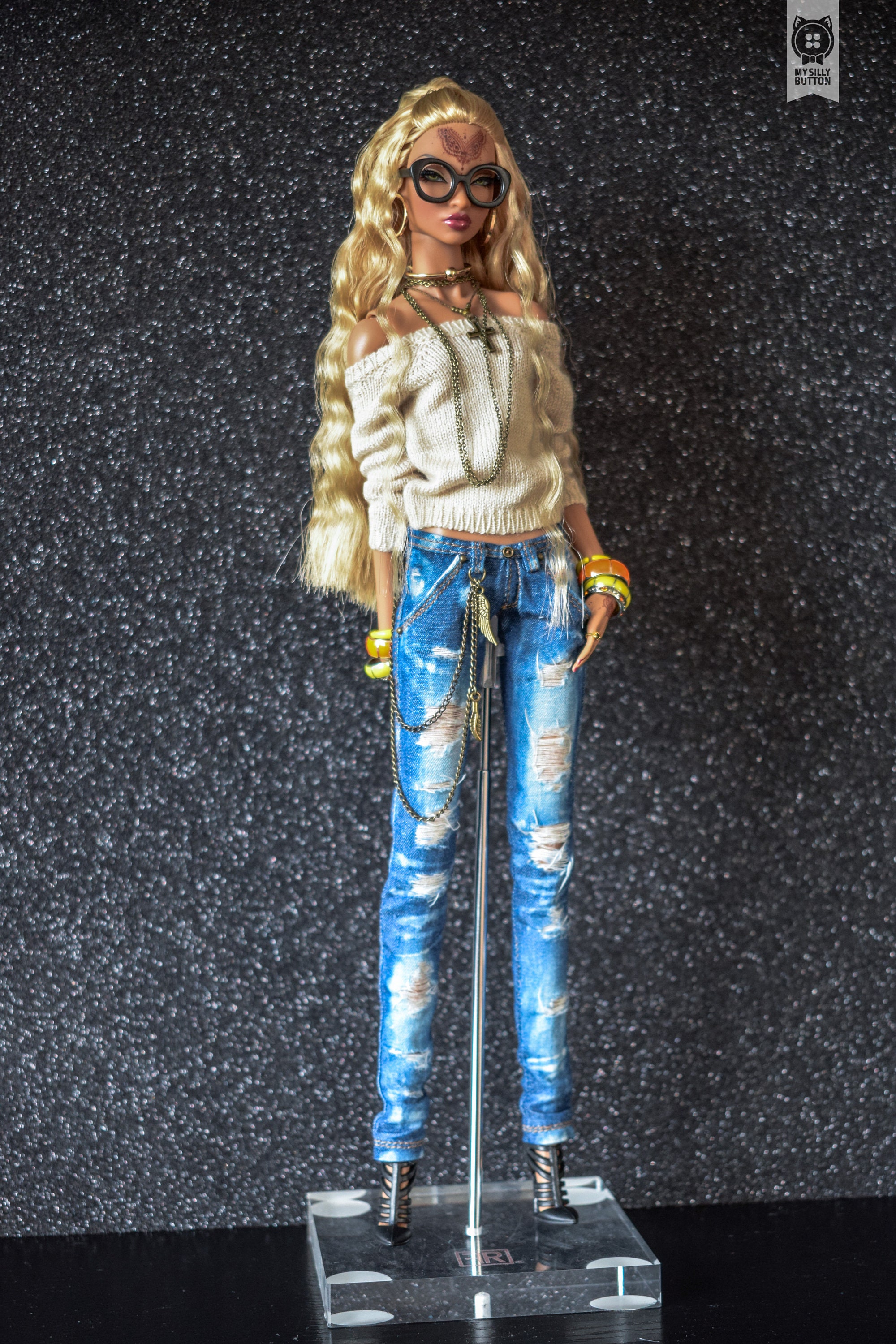 Sewing PDF Patterns denim Jeans for Integrity Toys fashion Royalty 6.0 ...