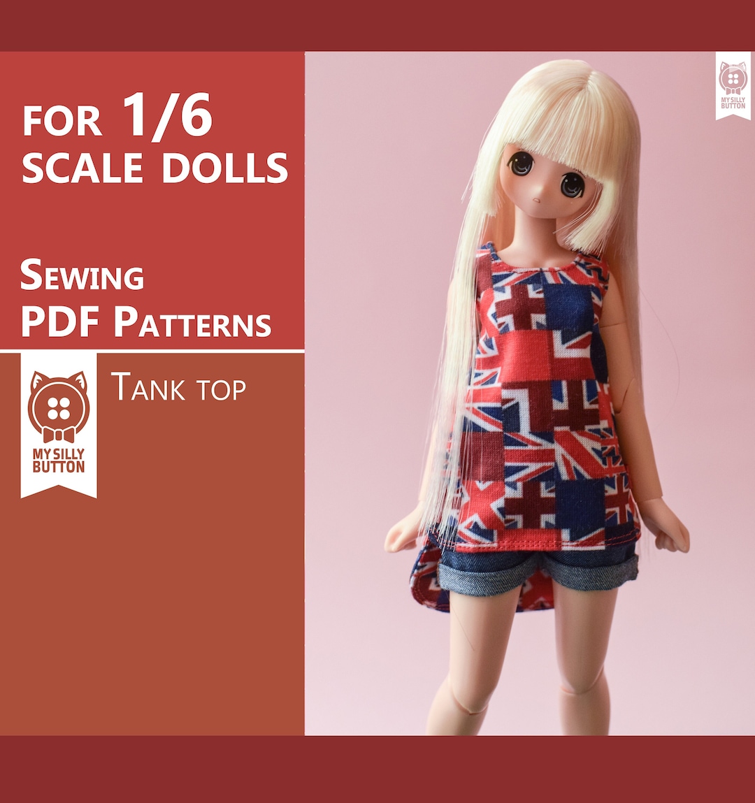 Pullip Pattern Sewing PDF Patterns