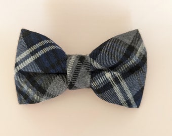 Kids Navy bowtie, ring bearer bow tie, Toddler Plaid Bow Tie, Baby Plaid Bow Tie, navy blue Plaid Bow Tie, wool bow tie, Easter Navy Bow tie