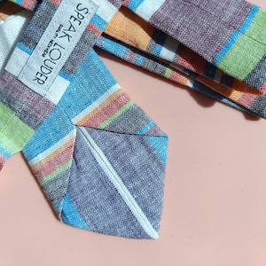 Purple striped laid back Tie- Men&#39;s Ties-Woman wedding ties | fashion chambray ties | wedding ties | neckties wedding | Groomsmen and groom