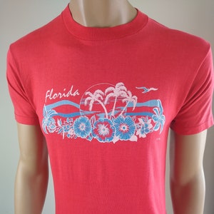 1980s Florida - Decal- T-shirt - Medium  ** As is **
