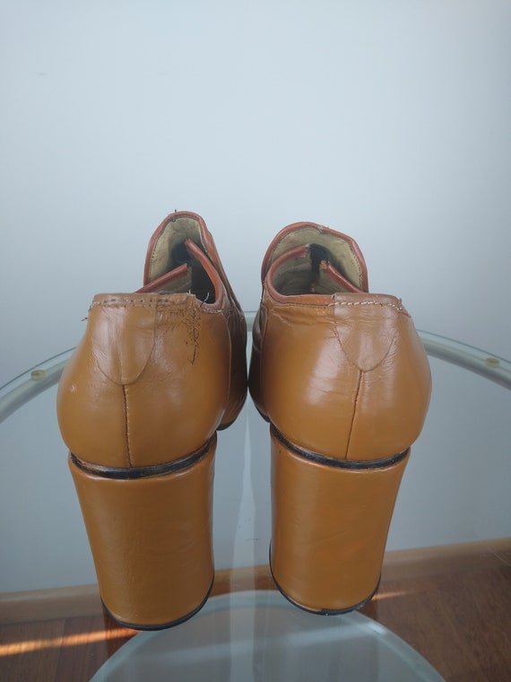 1970s Dapper Spanish Platform shoes - Size 11 - image 6