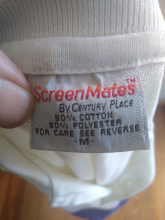 1970s ScreenMates Corvette Polo Shirt ** As is** … - image 9